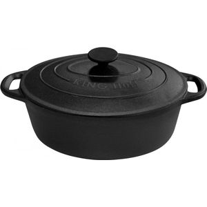Kinghoff 1111 Braadpan - 6,2L - Gietijzeren - alle warmtebronnen