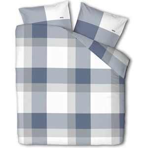 Dekbedovertrek Flanel - Blue Check