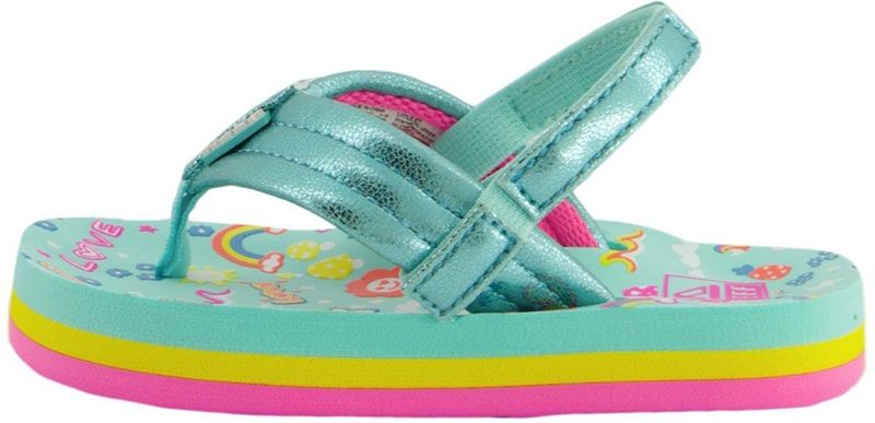 Reef - Little AHI - Teenslippers - Roze - Love Rainbow - 19 EU