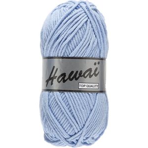 Lammy Hawai licht blauw (011) - katoen en acrylgaren