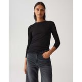 Opus - Top Lange Mouw - Zwart