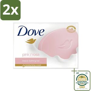 Dove - Zeep - Pink - Hydraterend en Verzorgend - 4 x 100 g - Voordeelverpakking - 2 stuks - Dove Zeep - Hydraterende Zeep