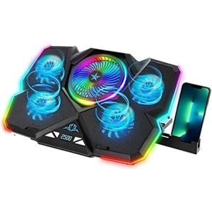 Laptop cooler - Laptop cooling pad - Cooling stand - Verstelbaar - Tegen oververhitting - Must have voor in de zomer voor uw laptop!