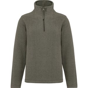 Kariban Enzo - Fleece met ritskraag K912 - Green Marble Heather - XS