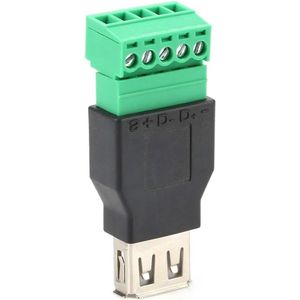 Allecto Plus - 2 stuks Quicklink USB-terminal adapter converter - lage frequentie - soldeervrij - hoge efficiëntie.