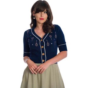Banned Cardigan -S- TENNIS CLUB Donkerblauw