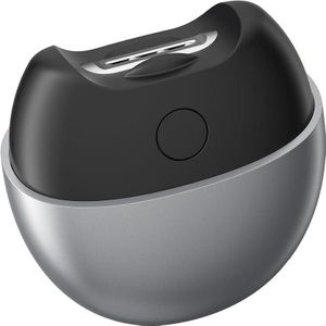 Nagelknipper - Elektrische nagelknipper - Electrische nagelknipper volwassen - Automatische nagelknipper - met USB-oplaadfunctie - met led-lampje - opbergruimte voor clips - oplaadbare - voor baby - kinderen - volwassenen - Metaalgrijs