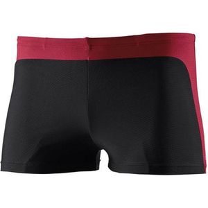 BECO Zwemboxer Heren - Polyamide - Zwart/Rood - Maat S