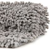 Zohome Badmat Filo - Badkamermat - Antislip tapijt - 60x60 - Grijs