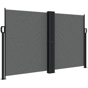 vidaXL - Windscherm - uittrekbaar - 140x1000 - cm - antraciet