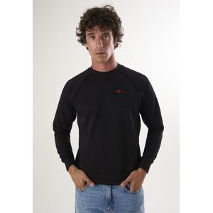 Felix Hardy Sweater Met Ronde Hals - Trui Katoen Heren Zwart - 2Xl