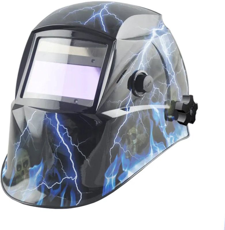 HBM - Lashelm Digital - Zwart - Kunststof - Automatische Verduistering