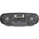 Panasonic - RX-D55AEG-K - Radio Cassette-CD Speler - Zwart - DAB+ MP3 USB