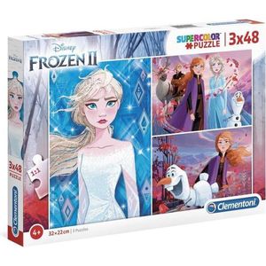 Clementoni Puzzel Disney Frozen 2 (3x48st)
