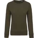 Kariban - K481 - Damessweater - Mossy Green - BIO - Ronde Hals - Raglanmouwen