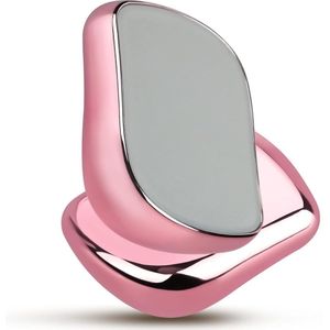 Pijnloze ontharing met Crystal Eraser, nano-exfoliator, glazen ontharingsapparaat, herbruikbare, veilige epilator voor elk lichaamsdeel (roze)
