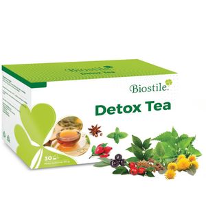 Biostile – Detox Tea – Kruidenmix met 11 ingrediënten – 30 Zakjes