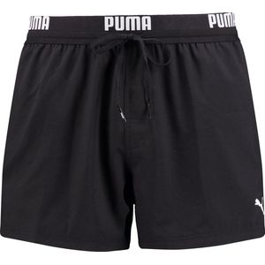 PUMA Swim Logo Short Heren Zwembroek - zwart - Maat XS