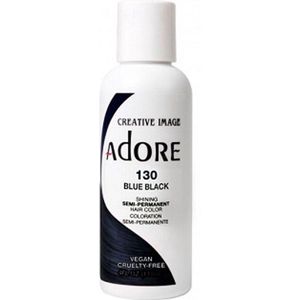 Adore - Shining Semi Permanent Hair Color - Haarverf - Blue Black 130