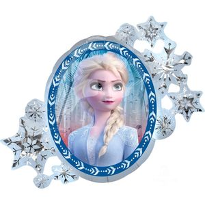 AMSCAN - Aluminium Elsa en Anna Frozen 2 ballon 76 x 66 cm