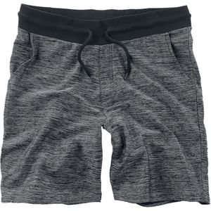 Black Premium by EMP Zwart-grijze jersey shorts - Heren - S