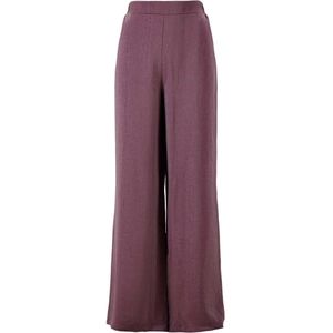 Zusss Broek Wijde Satijnen Broek 0303 0000 6001 Aubergine Dames Maat - XS