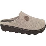 Rohde - Licht Grijze Open Dames Pantoffels - Grijs