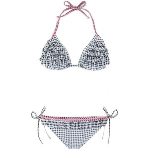 Bikini Barts Women Alani Ruffle Triangle Navy