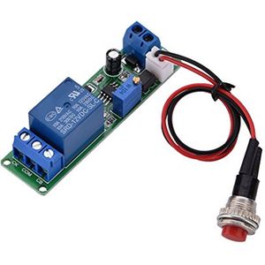 Timer module, DC 12V adjustable timer delay Turn off the module. Time relay timer 1~10sec High precision, stable and reliable