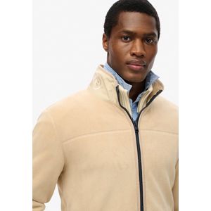 Superdry - Active Fleece - Sweatshirt - Beige - Met Rits