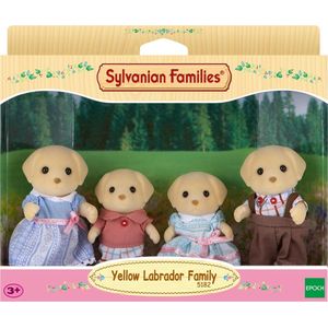 Sylvanian Families 5182 Familie Labrador-fluweelzachte Speelfiguren