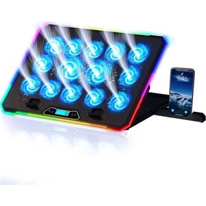 Thuys – Laptop Cooler – Laptop Standaard – Laptopkoeler – 46 x 3 x 5cm – Rgb