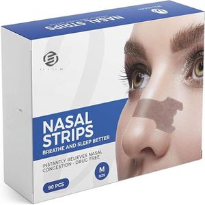 Equivera Neuspleisters - Neusstrips - Anti-Snurk Strips - Anti-Snurk Pleisters - Neusspreider - Ondersteuning Ademhaling - Hulpmiddel tegen Snurken