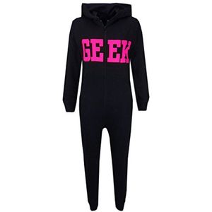 Hooded Onesie voor Kinderen met GEEK Afdrukken - Voor Jongens en Meisjes
