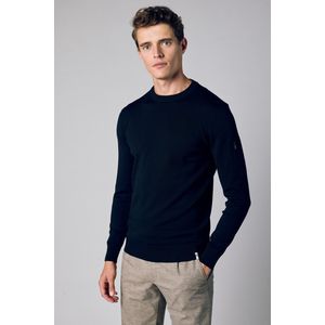 Hensen Pullover - Slim Fit - Zwart - M