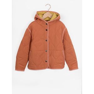 Sissy-Boy - Oranje doorgestikte jas met capuchon