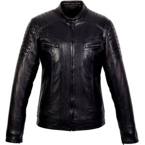 Lamsleren heren bikerjas Ryan zwart - 52