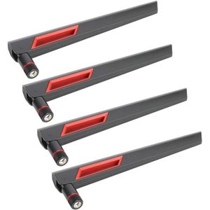 4Pcs SMA Omnidirectional EX6200 AC15 AC3200 AC66U Router Replacement Antenna Network Antennas Wifi Antenna Fit for RT 8209; AC68U Wifi Asus