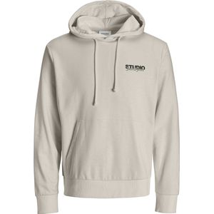 Jack & Jones - Jjyuki Sweat Hood - Trui - Moonbeam - Mannen