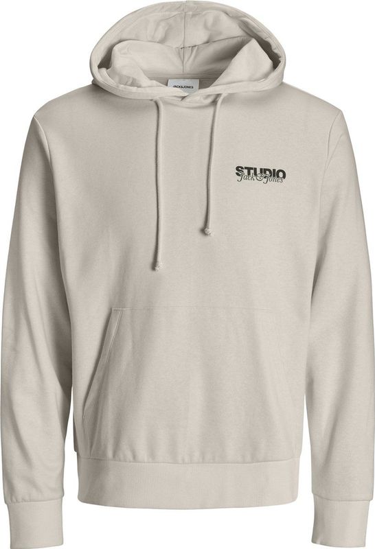 Jack & Jones - Jjyuki Sweat Hood - Trui - Moonbeam - Mannen