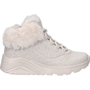 Skechers Veterboot 310362L/NAT UNO Lite Cozy Leopard Natural