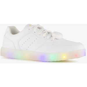 Scapino unisex sneakers wit met lichtjes in regenboogkleuren - Maat 45 - Uitneembare zool