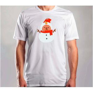 Rockin’ Capy Christmas - T Shirt - MerryChristmas - ChristmasVibes - Funny - Sarcasm - VrolijkKerstfeest - Kerstmis - Grappig - Sarcasme - Capybara - Capy