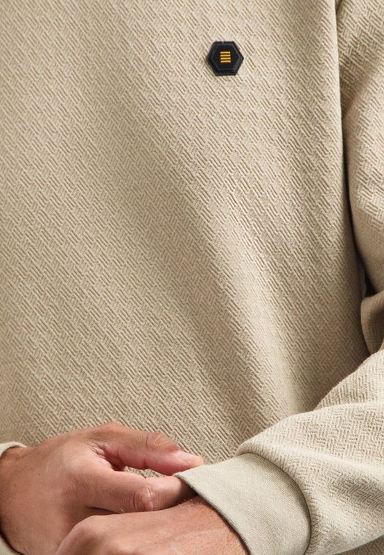 Ronde Hals Reliëfsweater