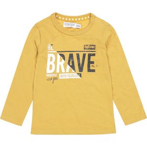 Dirkje - T-shirt - Lange - Mouw - Ochre - Brave - Maat 80