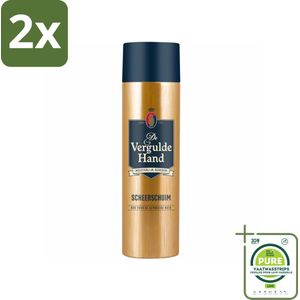 Vergulde Hand Scheerschuim 250 ml - Voordeelverpakking - 2 stuks - Scheerschuim - Scheerproduct