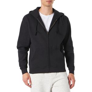 Heren Premium Hooded Sweatjack met Zip Front