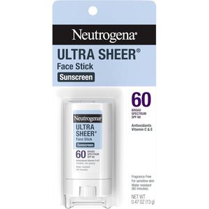 Neutrogena Ultra Sheer SPF 60 Face Sunscreen Stick - 13g