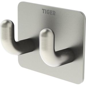 Tiger - Handdoekhaak Pinky Double - RVS geborsteld