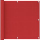 vidaXL-Balkonscherm-90x300-cm-HDPE-rood